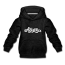 Arizona Youth Hoodie - Hand Lettered Youth Arizona Hooded Sweatshirt - charcoal gray