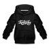 Kentucky Youth Hoodie - Hand Lettered Youth Kentucky Hooded Sweatshirt - charcoal gray