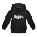 Florida Youth Hoodie - Hand Lettered Youth Florida Hooded Sweatshirt - black