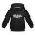 Florida Youth Hoodie - Hand Lettered Youth Florida Hooded Sweatshirt - black