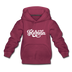 Florida Youth Hoodie - Hand Lettered Youth Florida Hooded Sweatshirt - burgundy