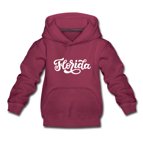 Florida Youth Hoodie - Hand Lettered Youth Florida Hooded Sweatshirt