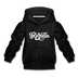 Florida Youth Hoodie - Hand Lettered Youth Florida Hooded Sweatshirt - charcoal gray