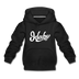Idaho Youth Hoodie - Hand Lettered Youth Idaho Hooded Sweatshirt - black