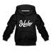 Idaho Youth Hoodie - Hand Lettered Youth Idaho Hooded Sweatshirt - charcoal gray