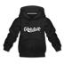 Connecticut Youth Hoodie - Hand Lettered Youth Connecticut Hooded Sweatshirt - black