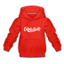 Connecticut Youth Hoodie - Hand Lettered Youth Connecticut Hooded Sweatshirt - red