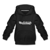 Massachusetts Youth Hoodie - Hand Lettered Youth Massachusetts Hooded Sweatshirt - black