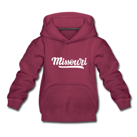 Missouri Youth Hoodie - Hand Lettered Youth Missouri Hooded Sweatshirt