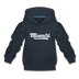 Missouri Youth Hoodie - Hand Lettered Youth Missouri Hooded Sweatshirt - navy
