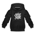 New York Youth Hoodie - Hand Lettered Youth New York Hooded Sweatshirt - black