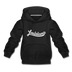 Louisiana Youth Hoodie - Hand Lettered Youth Louisiana Hooded Sweatshirt - black