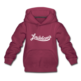 Louisiana Youth Hoodie - Hand Lettered Youth Louisiana Hooded Sweatshirt