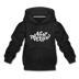 New Mexico Youth Hoodie - Hand Lettered Youth New Mexico Hooded Sweatshirt - black
