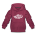 New Mexico Youth Hoodie - Hand Lettered Youth New Mexico Hooded Sweatshirt - burgundy