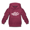 New Mexico Youth Hoodie - Hand Lettered Youth New Mexico Hooded Sweatshirt