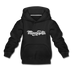 Minnesota Youth Hoodie - Hand Lettered Youth Minnesota Hooded Sweatshirt - black