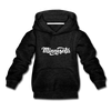 Minnesota Youth Hoodie - Hand Lettered Youth Minnesota Hooded Sweatshirt - charcoal gray