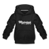 Mississippi Youth Hoodie - Hand Lettered Youth Mississippi Hooded Sweatshirt - black