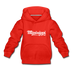 Mississippi Youth Hoodie - Hand Lettered Youth Mississippi Hooded Sweatshirt - red