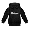 Mississippi Youth Hoodie - Hand Lettered Youth Mississippi Hooded Sweatshirt - charcoal gray