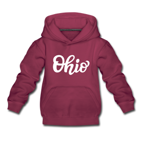 Ohio Youth Hoodie - Hand Lettered Youth Ohio Hooded Sweatshirt