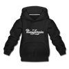 Pennsylvania Youth Hoodie - Hand Lettered Youth Pennsylvania Hooded Sweatshirt - black