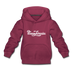 Pennsylvania Youth Hoodie - Hand Lettered Youth Pennsylvania Hooded Sweatshirt - burgundy