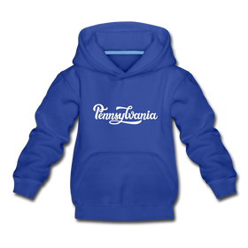 Pennsylvania Youth Hoodie - Hand Lettered Youth Pennsylvania Hooded Sweatshirt