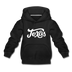 Texas Youth Hoodie - Hand Lettered Youth Texas Hooded Sweatshirt - black