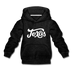 Texas Youth Hoodie - Hand Lettered Youth Texas Hooded Sweatshirt - charcoal gray