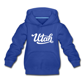 Utah Youth Hoodie - Hand Lettered Youth Utah Hooded Sweatshirt