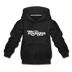 Michigan Youth Hoodie - Hand Lettered Youth Michigan Hooded Sweatshirt - black