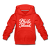 Rhode Island Youth Hoodie - Hand Lettered Youth Rhode Island Hooded Sweatshirt - red