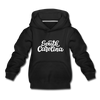 South Carolina Youth Hoodie - Hand Lettered Youth South Carolina Hooded Sweatshirt - black