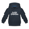 South Carolina Youth Hoodie - Hand Lettered Youth South Carolina Hooded Sweatshirt - navy