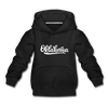 Oklahoma Youth Hoodie - Hand Lettered Youth Oklahoma Hooded Sweatshirt - black
