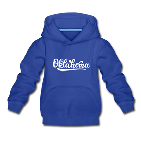 Oklahoma Youth Hoodie - Hand Lettered Youth Oklahoma Hooded Sweatshirt