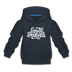 South Dakota Youth Hoodie - Hand Lettered Youth South Dakota Hooded Sweatshirt - navy