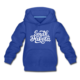 South Dakota Youth Hoodie - Hand Lettered Youth South Dakota Hooded Sweatshirt