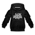 South Dakota Youth Hoodie - Hand Lettered Youth South Dakota Hooded Sweatshirt - charcoal gray