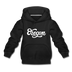 Oregon Youth Hoodie - Hand Lettered Youth Oregon Hooded Sweatshirt - black