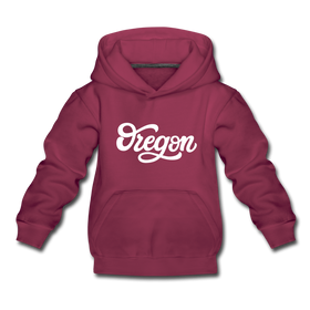 Oregon Youth Hoodie - Hand Lettered Youth Oregon Hooded Sweatshirt
