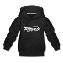 Tennessee Youth Hoodie - Hand Lettered Youth Tennessee Hooded Sweatshirt - black