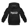 Tennessee Youth Hoodie - Hand Lettered Youth Tennessee Hooded Sweatshirt - black