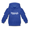 Tennessee Youth Hoodie - Hand Lettered Youth Tennessee Hooded Sweatshirt - royal blue