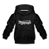 Tennessee Youth Hoodie - Hand Lettered Youth Tennessee Hooded Sweatshirt - charcoal gray