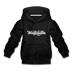 Washington Youth Hoodie - Hand Lettered Youth Washington Hooded Sweatshirt - charcoal gray