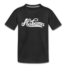Alabama Toddler T-Shirt - Hand Lettered Alabama Toddler Tee - black