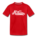 Alabama Toddler T-Shirt - Hand Lettered Alabama Toddler Tee - red